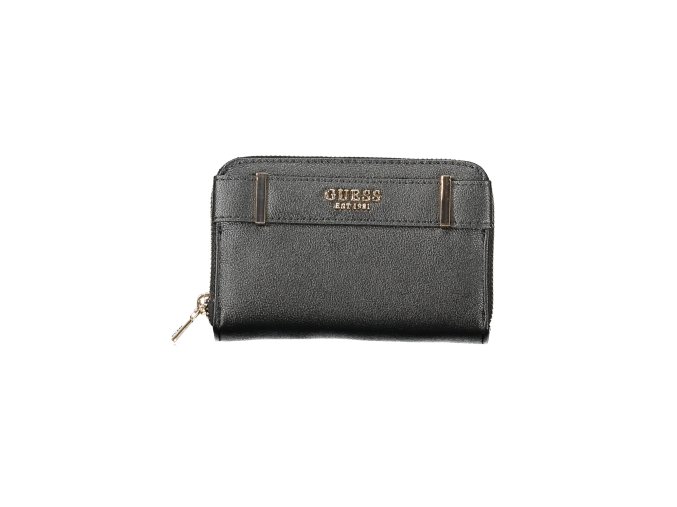 Praktická Dámska Peňaženka GUESS JEANS 14.0X10.0X3.0cm Čierna (Velkost UNI, Farba Čierna)