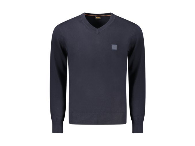 Elegantný Pánsky Pulóver BOSS Modrá (Velkost 2XL, Farba Modrá)