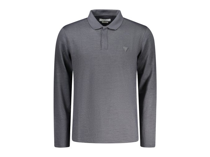 Športová Pánska Polokošeľa GUESS JEANS Čierna (Velkost M, Farba Čierna)
