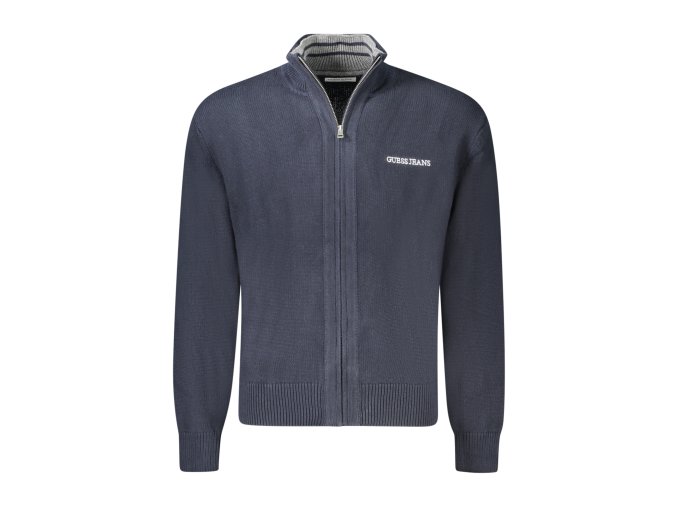 Pánska Ľahká Prechodová Bunda GUESS JEANS Modrá (Velkost M, Farba Modrá)