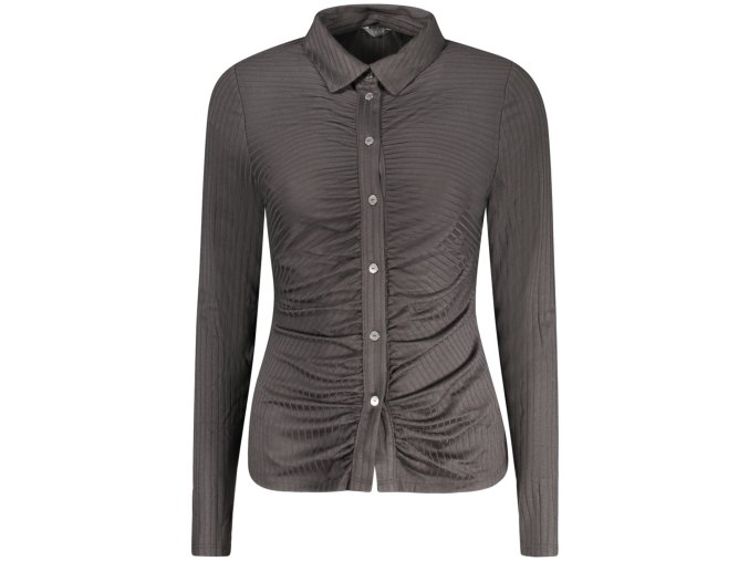 Elegantná Dámska Košeľa GUESS JEANS Čierna (Velkost XL, Farba Čierna)