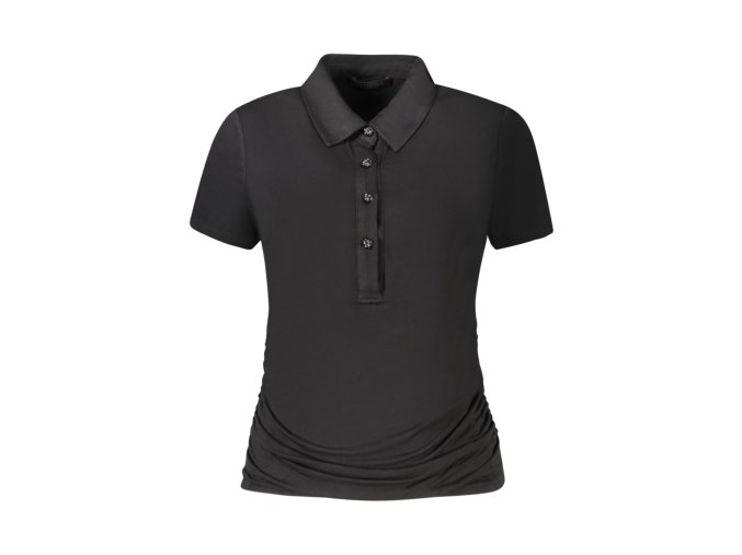 Štýlové Dámske Tričko s krátkym rukávom GUESS JEANS Čierna (Velkost XS, Farba Čierna)