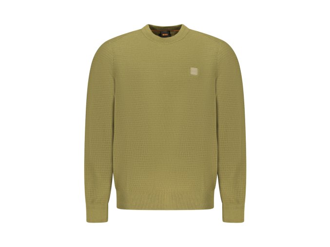 Elegantný Pánsky Pulóver BOSS Zelená (Velkost 3XL, Farba Zelená)