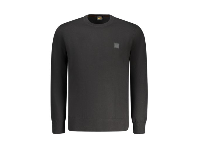 Elegantný Pánsky Pulóver BOSS Čierna (Velkost M, Farba Čierna)