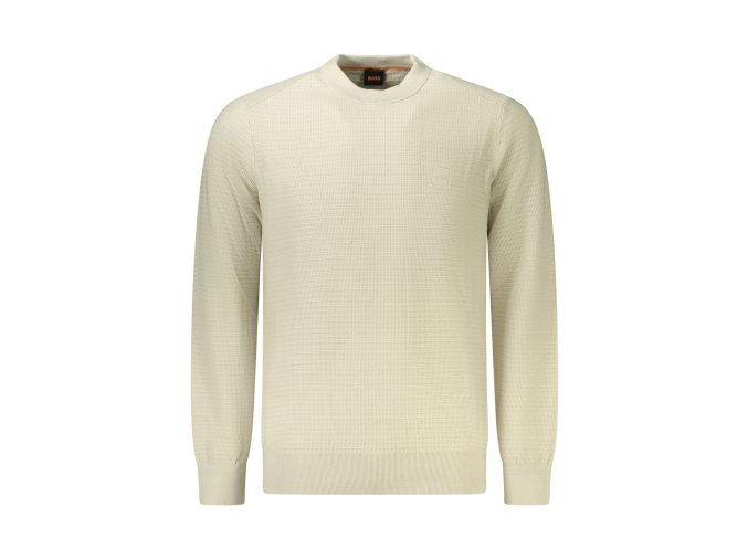 Elegantný Pánsky Pulóver BOSS Bežová (Velkost 2XL, Farba Bežová)