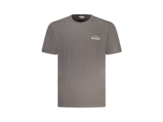 Štýlové Pánske Tričko s krátkym rukávom WRANGLER Čierna (Velkost 2XL, Farba Čierna)