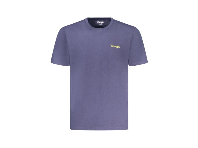 Štýlové Pánske Tričko s krátkym rukávom WRANGLER Modrá (Velkost 2XL, Farba Modrá)