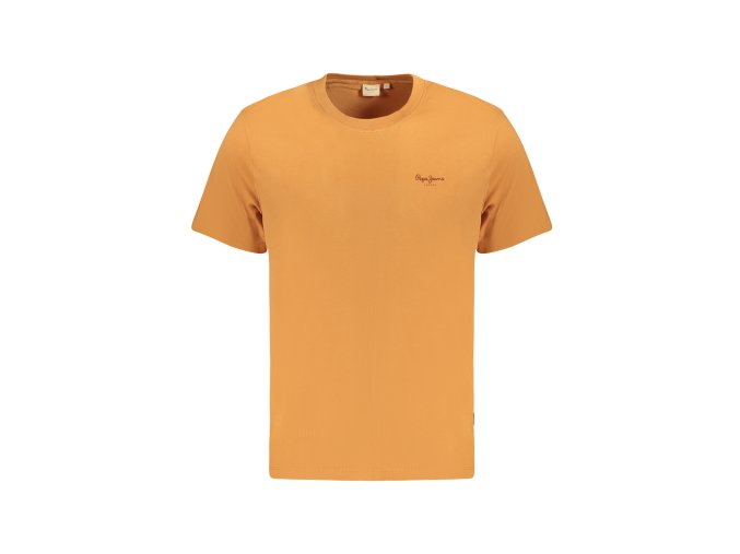 Štýlové Pánske Tričko s krátkym rukávom PEPE JEANS Oranžová (Velkost XL, Farba Oranžová)