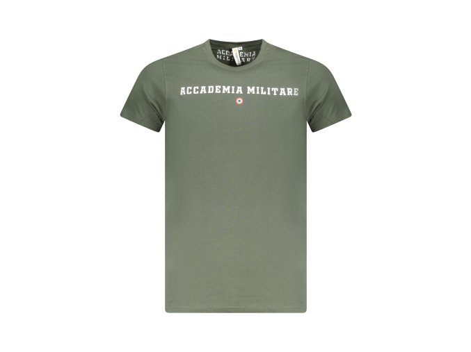 Štýlové Pánske Tričko s krátkym rukávom ACCADEMIA MILITARE Zelená (Velkost 2XL, Farba Zelená)