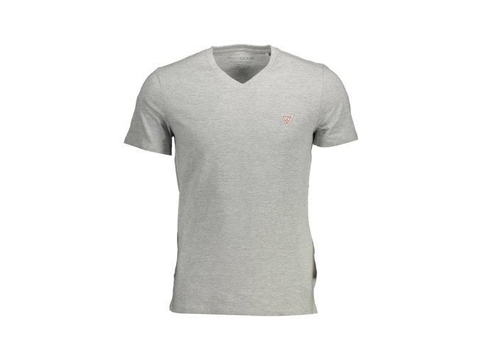 Štýlové Pánske Tričko s krátkym rukávom GUESS JEANS Šedá (Velkost 2XL, Farba Šedá)
