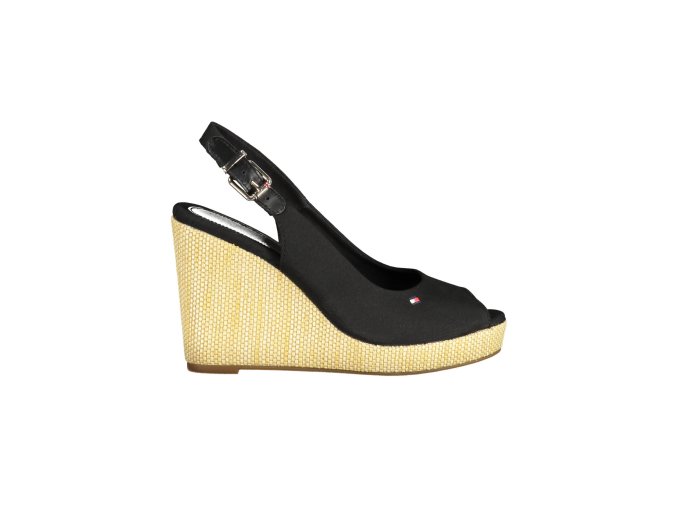 Kvalitné Dámske Sandále TOMMY HILFIGER Čierna (Velkost 41, Farba Čierna)