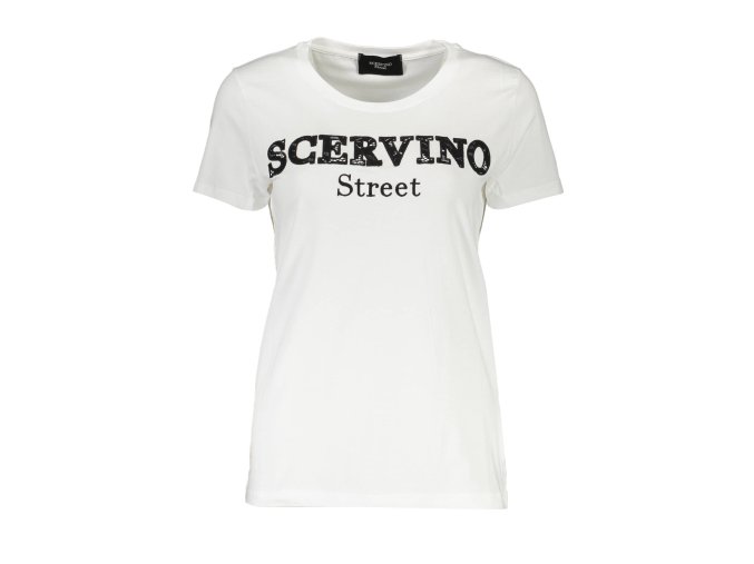 Štýlové Dámske Tričko s krátkym rukávom SCERVINO STREET Biela (Velkost XS, Farba Biela)