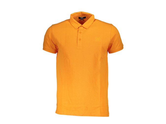 Športová Pánska Polokošeľa CAVALLI CLASS Oranžová (Velkost 2XL, Farba Oranžová)