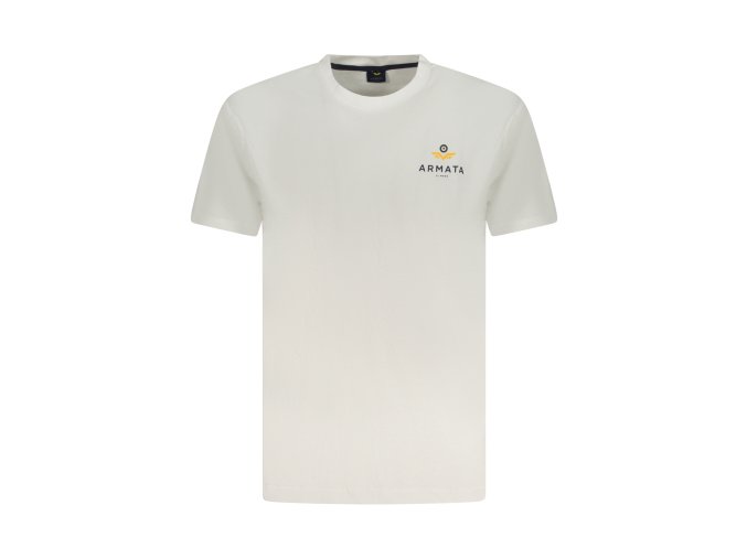 Štýlové Pánske Tričko s krátkym rukávom ARMATA DI MARE Biela (Velkost 2XL, Farba Biela)