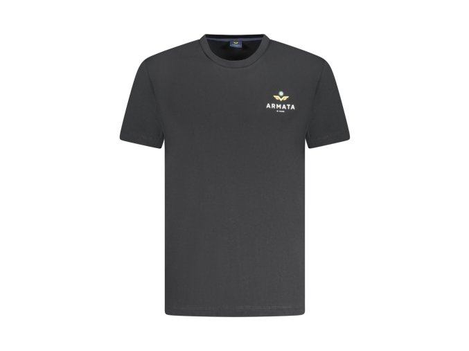 Štýlové Pánske Tričko s krátkym rukávom ARMATA DI MARE Čierna (Velkost 2XL, Farba Čierna)