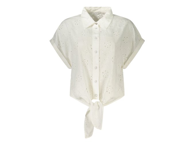 Elegantná Dámska Košeľa GUESS JEANS Biela (Velkost XL, Farba Biela)