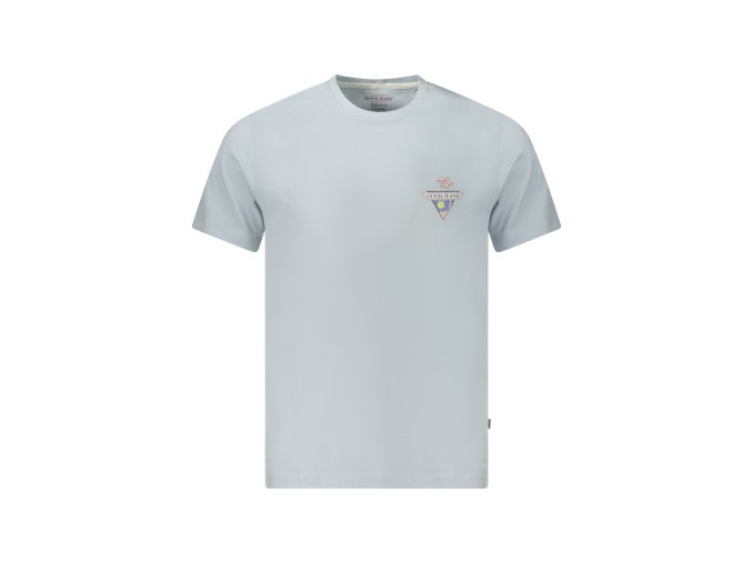 Štýlové Pánske Tričko s krátkym rukávom GUESS JEANS Modrá (Velkost XL, Farba Modrá)