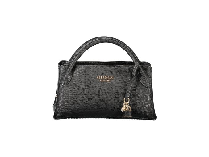 Štýlová Dámska Kabelka GUESS JEANS  26.0X14.0X10.0cm  Čierna (Velkost UNI, Farba Čierna)