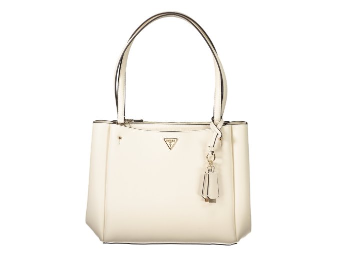 Štýlová Dámska Kabelka GUESS JEANS  30.0X28.0X12.0cm  Biela (Velkost UNI, Farba Biela)
