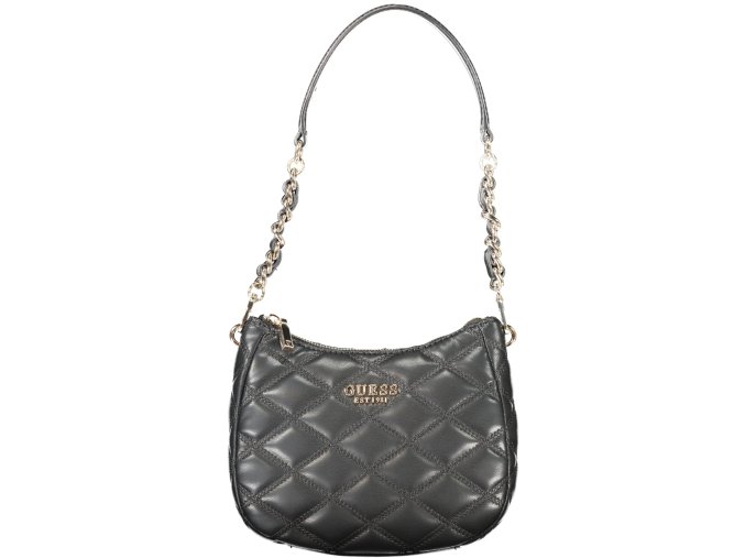 Štýlová Dámska Kabelka GUESS JEANS  21.0X16.0X6.0cm  Čierna (Velkost UNI, Farba Čierna)