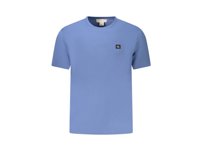 Štýlové Pánske Tričko s krátkym rukávom CALVIN KLEIN Modrá (Velkost XL, Farba Modrá)