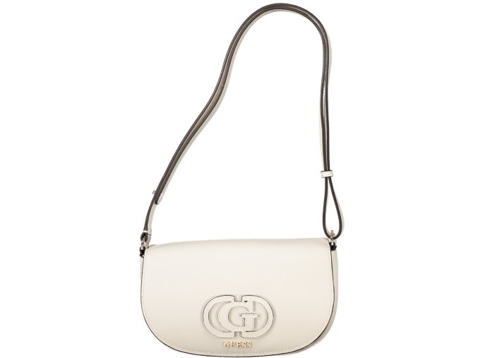 Štýlová Dámska Kabelka GUESS JEANS  24.0X17.0X4.0cm  Biela (Velkost UNI, Farba Biela)