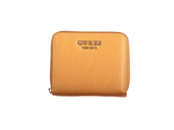Praktická Dámska Peňaženka GUESS JEANS 12.0X10.0X3.0cm Hnedá (Velkost UNI, Farba Hnedá)