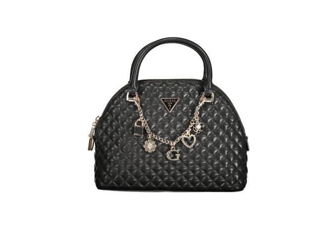 Štýlová Dámska Kabelka GUESS JEANS  27.0X20.0X11.0cm  Čierna (Velkost UNI, Farba Čierna)