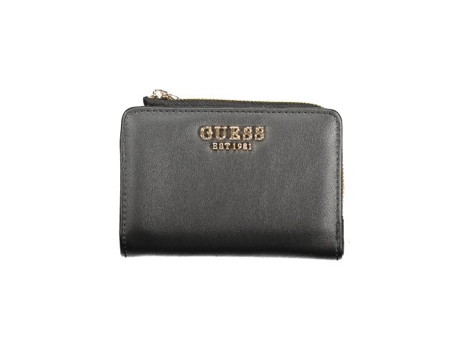 Praktická Dámska Peňaženka GUESS JEANS 12.0X8.0X2.0cm Čierna (Velkost UNI, Farba Čierna)