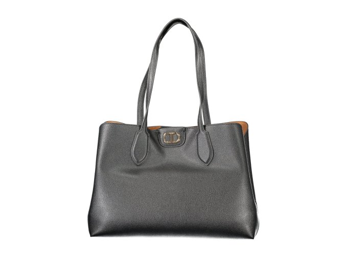 Štýlová Dámska Kabelka TWINSET  37.0X27.0X12.0cm  Čierna (Velkost UNI, Farba Čierna)
