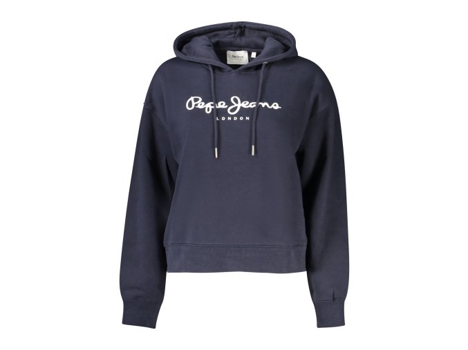 Športová Dámska Mikina bez zipsu   PEPE JEANS  Modrá (Velkost L, Farba Modrá)