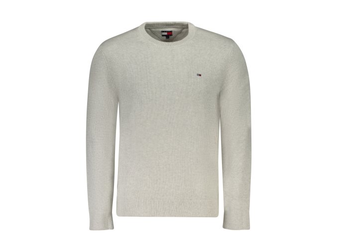 Elegantný Pánsky Pulóver TOMMY HILFIGER Šedá (Velkost XL, Farba Šedá)