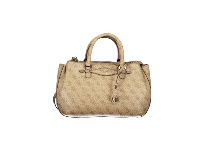 Štýlová Dámska Kabelka GUESS JEANS  31.0X22.0X10.0cm  Bežová (Velkost UNI, Farba Bežová)