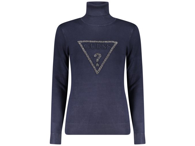 Elegantný Dámsky Pulóver GUESS JEANS Modrá (Velkost 2XL, Farba Modrá)