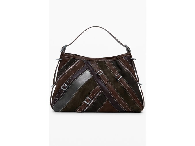 Štýlová Dámska Kabelka DESIGUAL  38.0X28.0X7.0cm  Hnedá (Velkost UNI, Farba Hnedá)