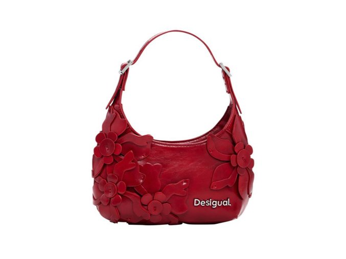 Štýlová Dámska Kabelka DESIGUAL  20.0X13.0X6.0cm  Červená (Velkost UNI, Farba Červená)