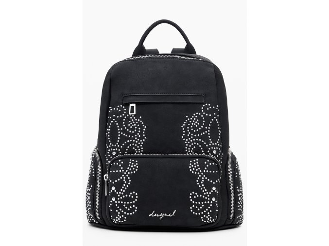 Praktický Dámsky Batoh DESIGUAL 27.0X31.0X12.0cm Čierna (Velkost UNI, Farba Čierna)