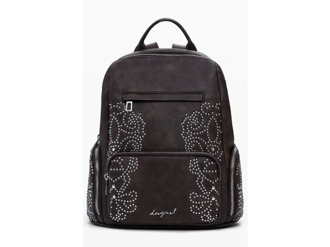 Praktický Dámsky Batoh DESIGUAL 27.0X31.0X12.0cm Hnedá (Velkost UNI, Farba Hnedá)