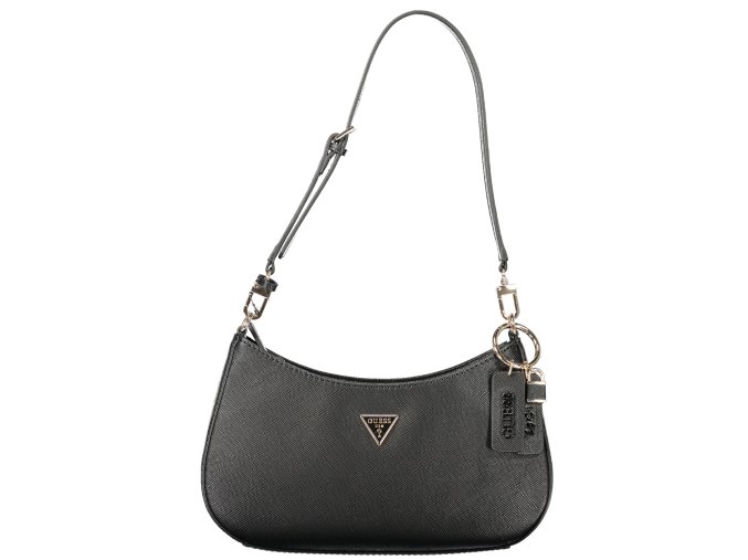 Štýlová Dámska Kabelka GUESS JEANS  29.0X15.0X6.0cm  Čierna (Velkost UNI, Farba Čierna)