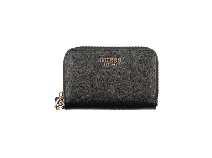 Praktická Dámska Peňaženka GUESS JEANS 15.0X10.0X4.0cm Čierna (Velkost UNI, Farba Čierna)