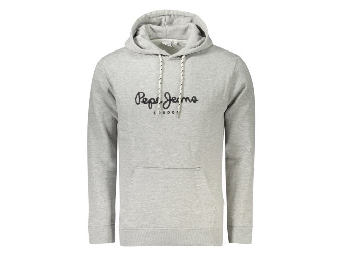 Športová Pánska Mikina bez zipsu PEPE JEANS Šedá (Velkost 2XL, Farba Šedá)