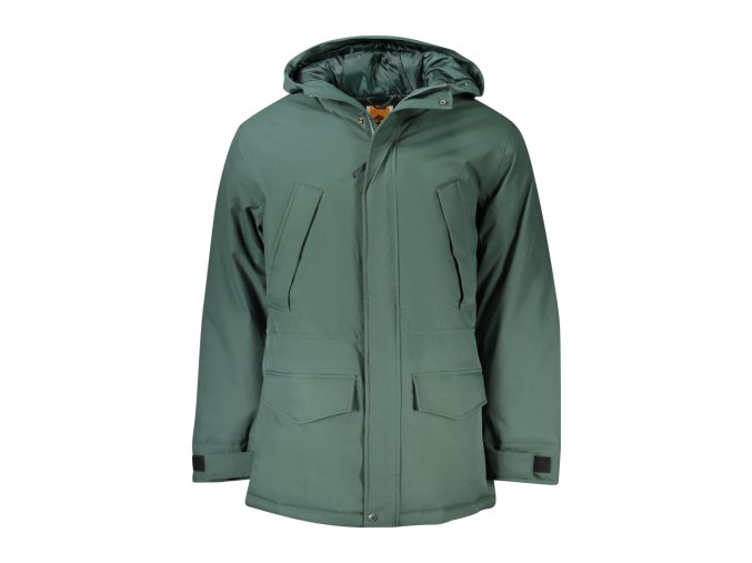 Kvalitná Pánska Zimná Bunda TIMBERLAND Zelená (Velkost 2XL, Farba Zelená)