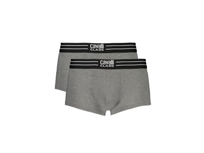 Pohodlné Pánske Boxerky CAVALLI CLASS Šedá (Velkost 2XL, Farba Šedá)