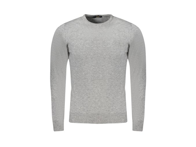 Elegantný Pánsky Pulóver CAVALLI CLASS Šedá (Velkost 2XL, Farba Šedá)