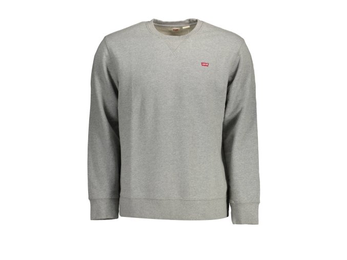 Športová Pánska Mikina bez zipsu LEVI'S Šedá (Velkost 2XL, Farba Šedá)