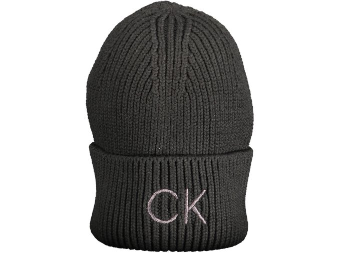 Štýlová Dámska Čiapka CALVIN KLEIN Čierna (Velkost UNI, Farba Čierna)