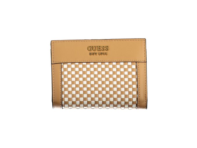 Praktická Dámska Peňaženka GUESS JEANS 14X11X3cm Hnedá (Velkost UNI, Farba Hnedá)