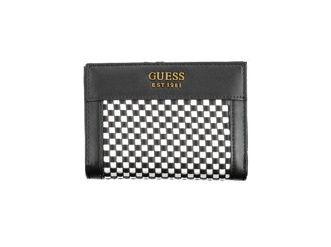 Praktická Dámska Peňaženka GUESS JEANS 14X11X3cm Čierna (Velkost UNI, Farba Čierna)