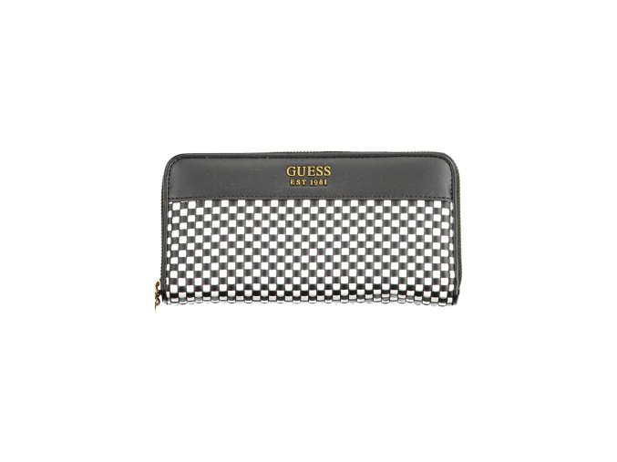 Praktická Dámska Peňaženka GUESS JEANS 21X11X3cm Čierna (Velkost UNI, Farba Čierna)