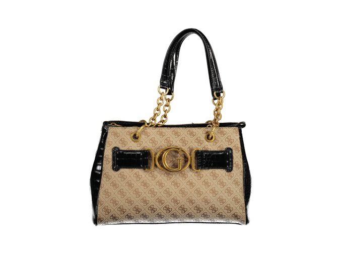 Štýlová Dámska Kabelka GUESS JEANS  32X20X14cm  Čierna (Velkost UNI, Farba Čierna)